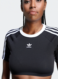 adidas Originals, 3-Streifen Baby T-Shirt, black, Image 4 of 4