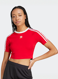 adidas Originals, 3-Stripes Baby Tee, red, Image 1 of 5