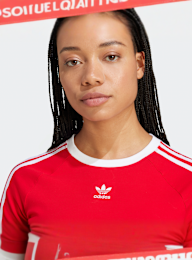 adidas Originals, 3-Stripes Baby Tee, red, Image 3 of 5