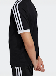 adidas Originals, 3-Streifen T-Shirt, czarny, Obraz 4 z 5