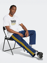 adidas Originals, adicolor Firebird Track Pants, blue, Image 5 of 5