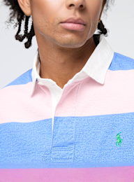 Polo Ralph Lauren, Long Sleeve Rugby Shirt, multi-colour, Image 3 of 4