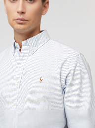 Polo Ralph Lauren, Custom Fit Oxford Shirt, blue, Image 3 of 4