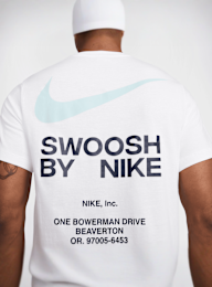 Nike, Sportswear Athletic Tee, white, Image 4 of 4