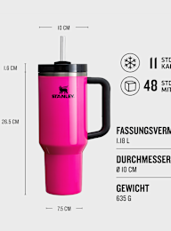 Stanley, The Quencher H2.0 Flowstate Tumbler | 1,2L, różowy, Obraz 3 z 3
