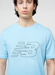 New Balance, Flying T-Shirt, blue, Image 3 of 4