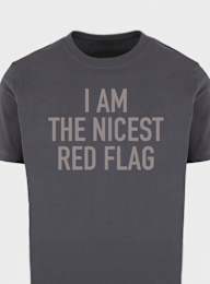Mister Tee, Nicest Red Flag Tee, grey, Image 3 of 3
