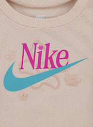 Nike, Wild Flower Jersey French Terry Shorts Set, light pink, Image 3 of 5