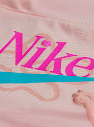 Nike, Wild Flower Jersey French Terry Shorts Set, light pink, Image 4 of 5