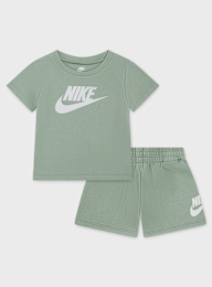 Nike, Club Tee & Shorts Set, green, Image 1 of 4