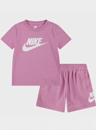 Nike, Club Tee & Short Set, light pink, Image 1 of 5
