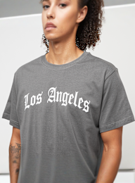 Mister Tee, Los Angeles Wording Tee, grey, Image 3 of 4
