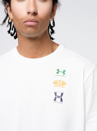 Under Armour, Evol Logo Shortsleeve Shirt, wit, Afbeelding 3 van 5