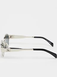 Karl Kani, Ovalförmige Sonnenbrille, silver, Image 2 of 5