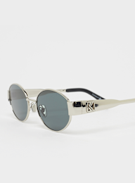 Karl Kani, Ovalförmige Sonnenbrille, silver, Image 3 of 5