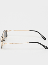 Karl Kani, Rechteckige Sonnenbrille, gold, Image 2 of 5