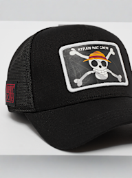 Capslab, Casquette Trucker One Piece Black Flag, black, Image 5 of 5