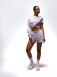 Jordan, Brooklyn Fleece French Terry Short, purple, Image 5 of 5