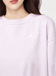 Jordan, Brooklyn Fleece French Terry Crewneck, purple, Image 3 of 4