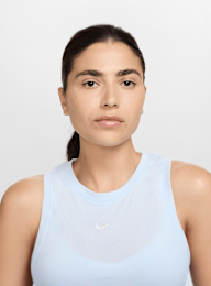 Nike, Sportswear Essential Rib Crop Tank Top, blue, Image 3 of 3