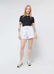 Nike, Sportswear Phoenix Fleece High-Rise Shorts, blue, Image 4 of 4