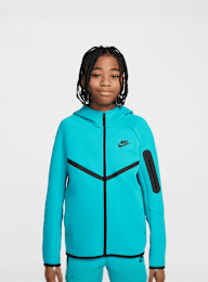 Nike, Sportswear Tech Fleece Full-Zip Hoodie, turquoise, Image 1 of 6