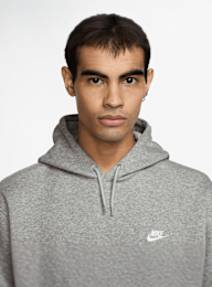 Nike, Club Basketball Pullover Hoodie, grijs, Afbeelding 3 van 3