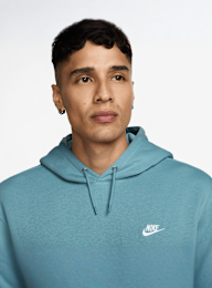Nike, Club Basketball Pullover Hoodie, turquoise, Image 3 of 3