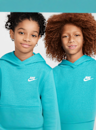 Nike, Junior Sportswear Club Fleece Hoodie, blue, Image 3 of 7