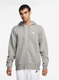 Nike, Club Basketball Fleece Hoodie, grey, Image 1 of 3