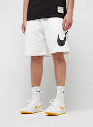 Nike, Club Fleece Graphics Shorts, white, Image 1 of 5