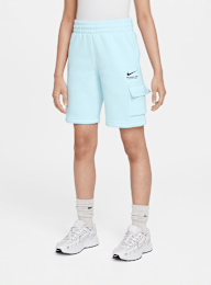 Nike, Sportswear Fleece Cargoshorts, blue, Image 1 of 6