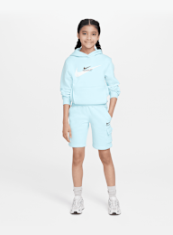 Nike, Sportswear Fleece Cargoshorts, blue, Image 6 of 6