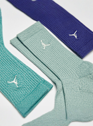 Jordan, 3 PACK - Everyday Max Crew Socks, blue, Image 2 of 2