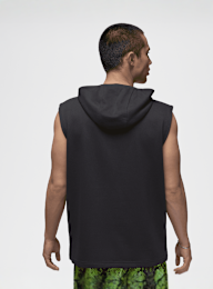 Jordan, Sport Crossover-Fleece Sleeveless Dri-FIT Hoodie, black, Image 2 of 7