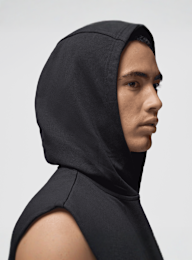 Jordan, Sport Crossover-Fleece Sleeveless Dri-FIT Hoodie, black, Image 3 of 7