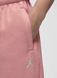 Jordan, Brooklyn Fleece Oversized Open- Hem Pants, Pink, Image 3 of 5
