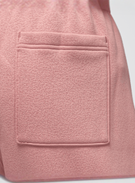 Jordan, Brooklyn Fleece Oversized Open- Hem Pants, Pink, Image 4 of 5