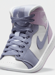 Jordan, Air Jordan 1 Mid blue void/purple platinum-summit white, white, Image 7 of 8