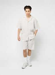 Pegador, Troy Plissee Summer Shirt, grey, Image 4 of 4