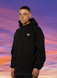 MCM x SNIPES, Flamingo Hoodie, black, Image 2 of 6