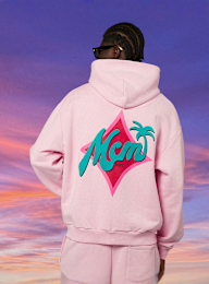 MCM x SNIPES, Palm Zip Hoodie, light pink, Image 1 of 6