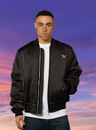 MCM x SNIPES, Miami Palm Bomber Jacket, black, Image 2 of 8