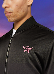 MCM x SNIPES, Miami Palm Bomber Jacket, black, Image 4 of 8