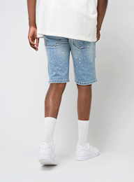 2Y STUDIOS, Victor Ripped Slim Fit Shorts, niebieski, Obraz 2 z 5