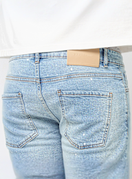 2Y STUDIOS, Victor Ripped Slim Fit Shorts, blue, Image 4 of 5