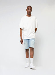 2Y STUDIOS, Victor Ripped Slim Fit Shorts, niebieski, Obraz 5 z 5