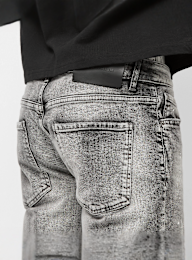 2Y STUDIOS, Victor Ripped Slim Fit Shorts, grey, Image 4 of 5