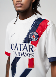 Nike, Kolo Muani / No. 23 / PSG Nike Away Stadium 2024/25 , wit, Afbeelding 4 van 9