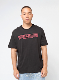 True Religion, Relaxed NU Brush Tee, black, Image 1 of 5